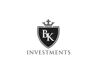B. K. Investments logo design by alby