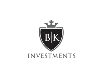 B. K. Investments logo design by alby