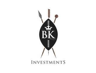 B. K. Investments logo design by alby