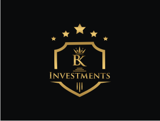 B. K. Investments logo design by clayjensen