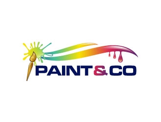 iPaint & Co logo design by zinnia