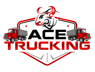Ace Trucking logo design by Ultimatum