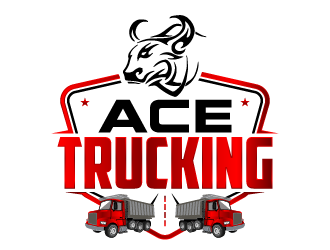 Ace Trucking logo design by Ultimatum