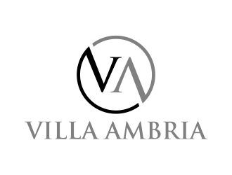 VILLA AMBRIA logo design by p0peye