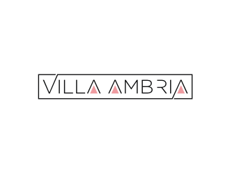 VILLA AMBRIA logo design by Diancox