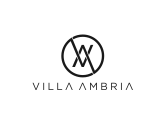 VILLA AMBRIA logo design by hopee