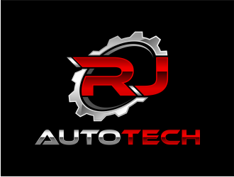 RJ Auto Tech logo design by mutafailan