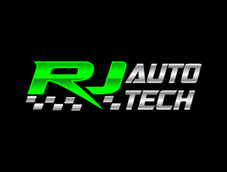 RJ Auto Tech logo design by qqdesigns