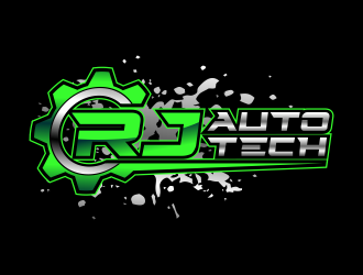 RJ Auto Tech logo design by done