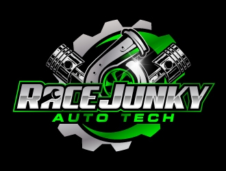 RJ Auto Tech logo design by jaize