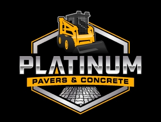 Platinum Pavers & Concrete logo design by jaize