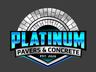 Platinum Pavers & Concrete logo design by Suvendu