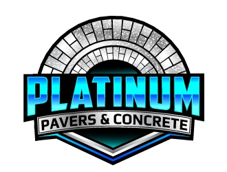 Platinum Pavers & Concrete logo design by Suvendu