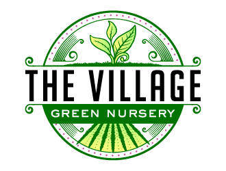 The Village Green Nursery  logo design by Ultimatum