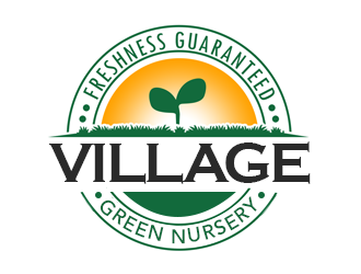 The Village Green Nursery  logo design by kunejo