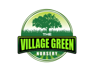 The Village Green Nursery  logo design by Girly