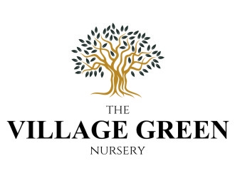 The Village Green Nursery  logo design by jetzu