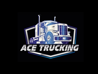 Ace Trucking logo design by PANTONE