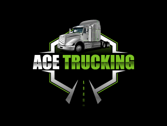 Ace Trucking logo design by torresace
