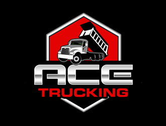 Ace Trucking logo design by kunejo