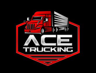 Ace Trucking logo design by thedila