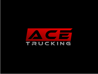 Ace Trucking logo design by sodimejo