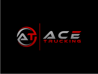 Ace Trucking logo design by sodimejo