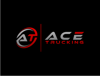 Ace Trucking logo design by sodimejo
