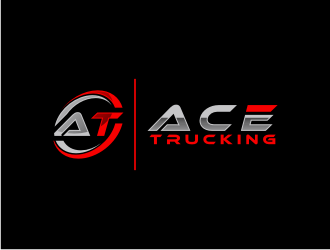 Ace Trucking logo design by sodimejo
