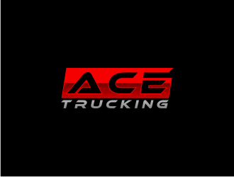 Ace Trucking logo design by sodimejo