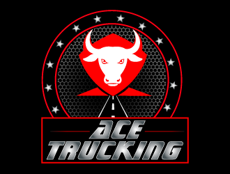 Ace Trucking logo design by Suvendu