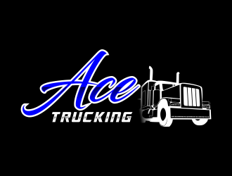 Ace Trucking logo design by qqdesigns