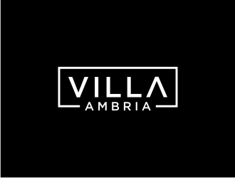 VILLA AMBRIA logo design by johana