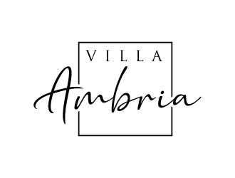 VILLA AMBRIA logo design by Rokc