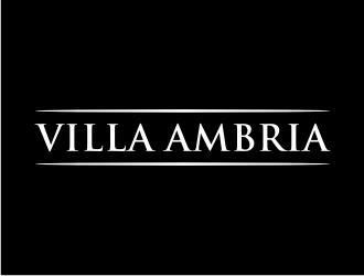 VILLA AMBRIA logo design by puthreeone