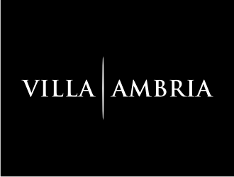 VILLA AMBRIA logo design by puthreeone