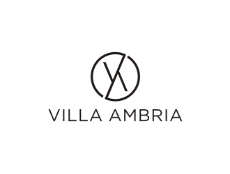 VILLA AMBRIA logo design by blessings