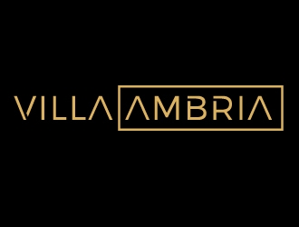 VILLA AMBRIA logo design by gilkkj