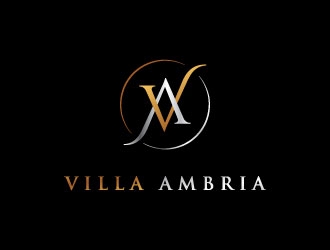 VILLA AMBRIA logo design by jishu