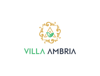 VILLA AMBRIA logo design by violin