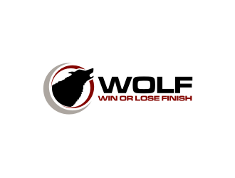 W.O.L.F. (Win or Lose Finish) logo design by hopee