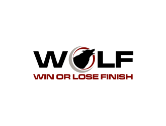 W.O.L.F. (Win or Lose Finish) logo design by hopee