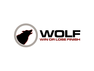 W.O.L.F. (Win or Lose Finish) logo design by hopee
