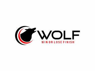 W.O.L.F. (Win or Lose Finish) logo design by Msinur