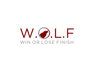 W.O.L.F. (Win or Lose Finish) logo design by haidar