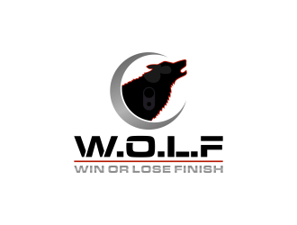 W.O.L.F. (Win or Lose Finish) logo design by Devian