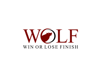 W.O.L.F. (Win or Lose Finish) logo design by haidar