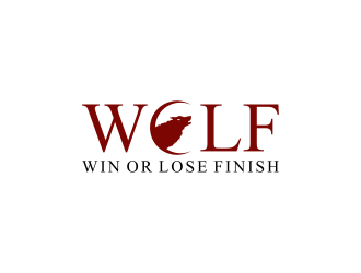 W.O.L.F. (Win or Lose Finish) logo design by haidar