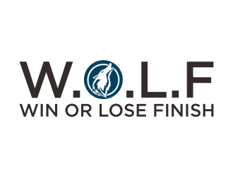 W.O.L.F. (Win or Lose Finish) logo design by p0peye