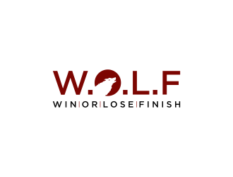 W.O.L.F. (Win or Lose Finish) logo design by haidar